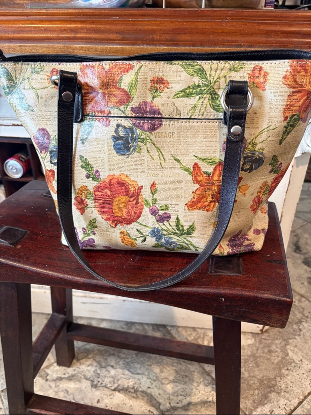 Patricia Nash Coated Canvas Silvi Travel Tote - Picture 2 of 11